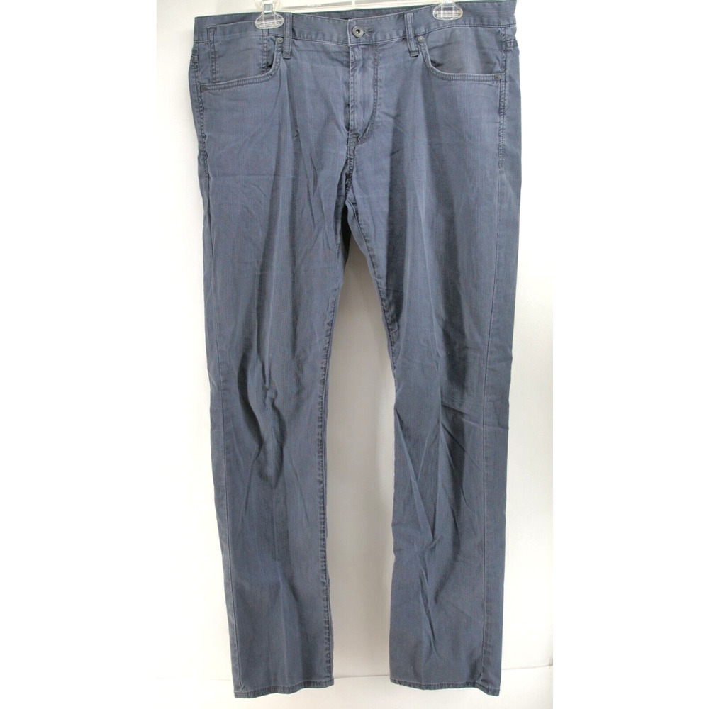 John Varvatos Men's Bowery Slim Straight Pants Brown  Cotton Blend  Sz 38 X 34‎
